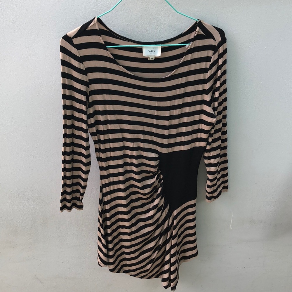 ☀️ Eci New York Striped Tunic Top | M
